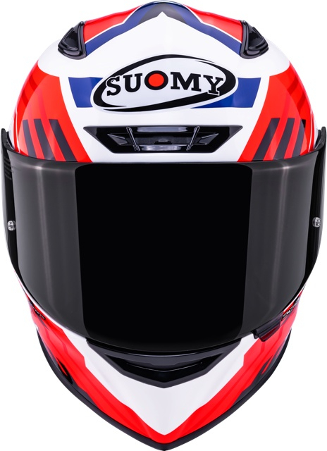 Cască moto integrală Suomy TRACK-1 FRAMEWORK WHITE RED BLUE ECE 22.06 [2]