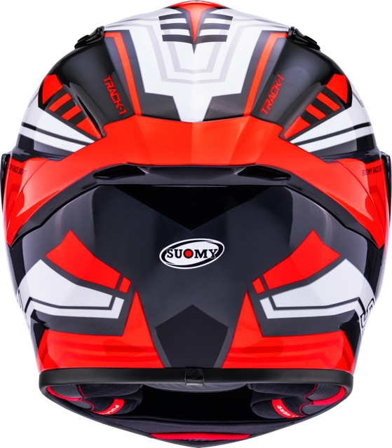 Cască moto integrală Suomy TRACK-1 FRAMEWORK WHITE RED ECE 22.06 [6]