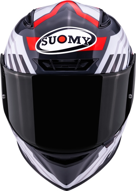 Cască moto integrală Suomy TRACK-1 FRAMEWORK WHITE RED ECE 22.06 [2]