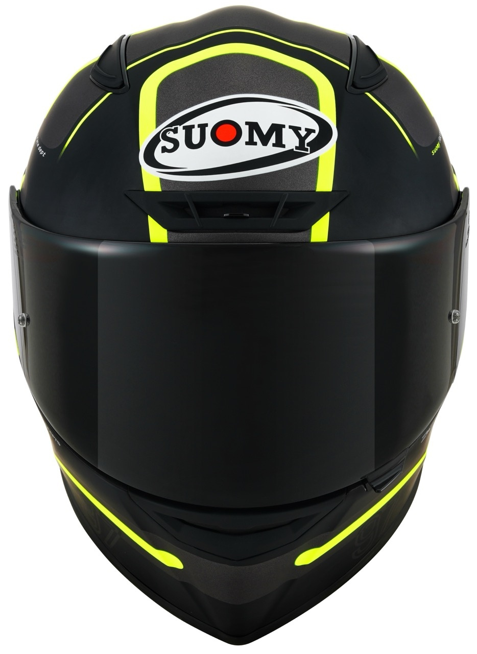 Cască moto integrală Suomy TRACK-1 NINETY SEVEN MATT GUN METAL YELLOW ECE 22.06 [2]