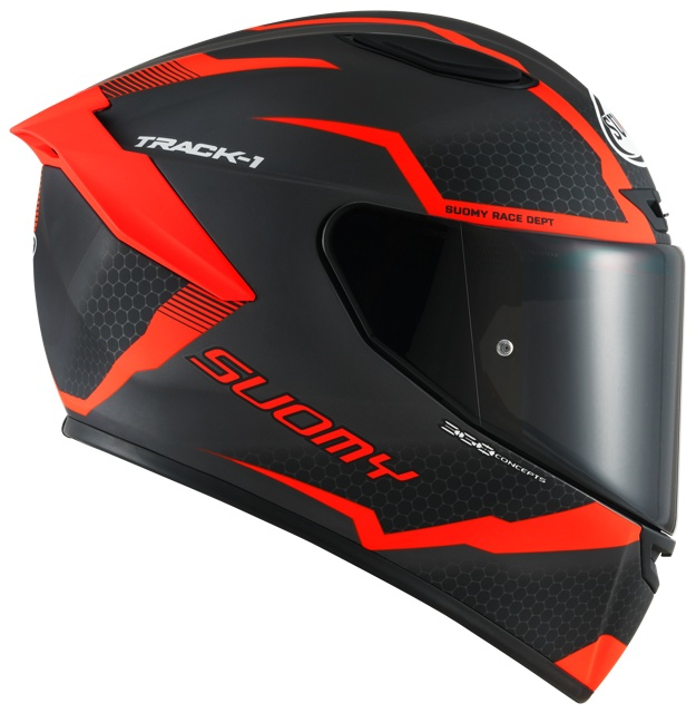 Cască moto integrală Suomy TRACK-1 REACTION MATT ECE 22.06 [4]