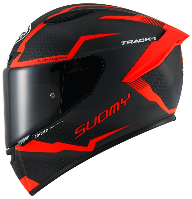 Cască moto integrală Suomy TRACK-1 REACTION MATT ECE 22.06 [8]