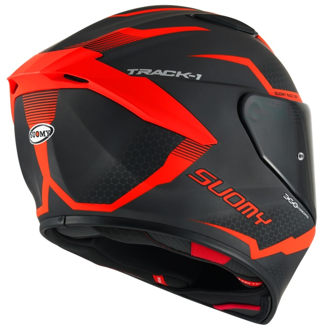 Cască moto integrală Suomy TRACK-1 REACTION MATT ECE 22.06 [5]