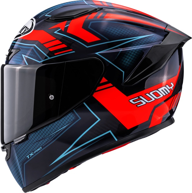 Cască moto integrală Suomy TX-PRO FLAWLESS RED ECE 22.06 [8]