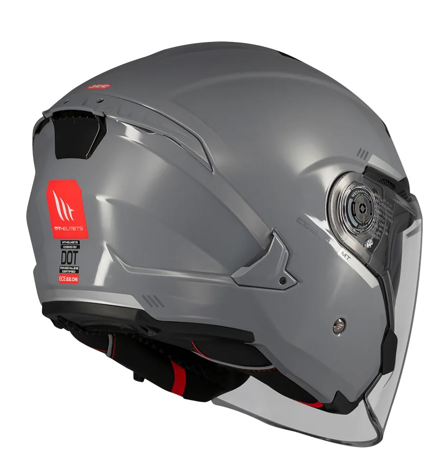 Cască moto open-face MT Cosmo SV A2 gri lucios [4]