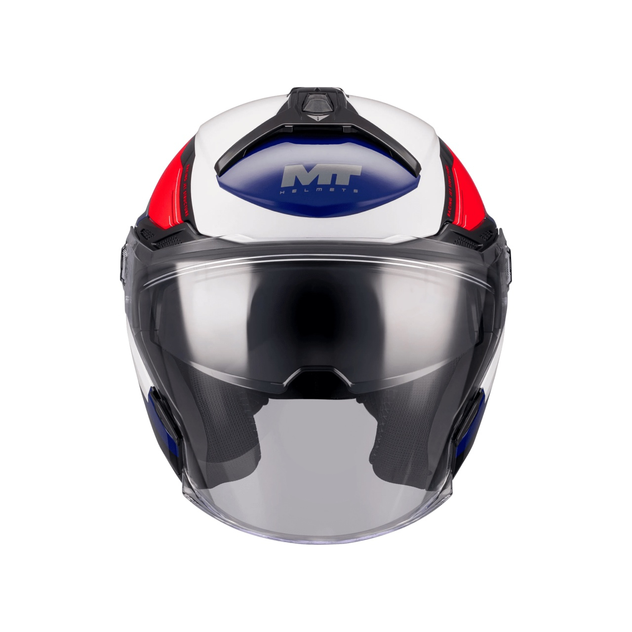 Cască moto open-face MT Cosmo SV Icarus A5 roșu lucios cu ochelari de soare integrați - vizieră MT-V-37 [3]