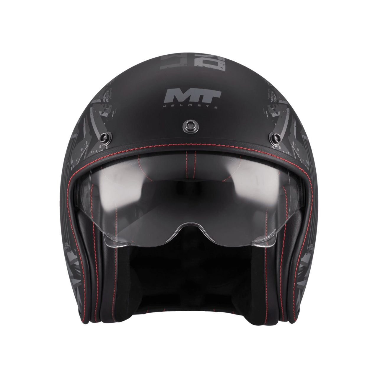 Cască moto open-face MT Le Mans 2 S SV Dystopic B12 mat cu ochelari de soare integrați - ECE 22.06 [3]