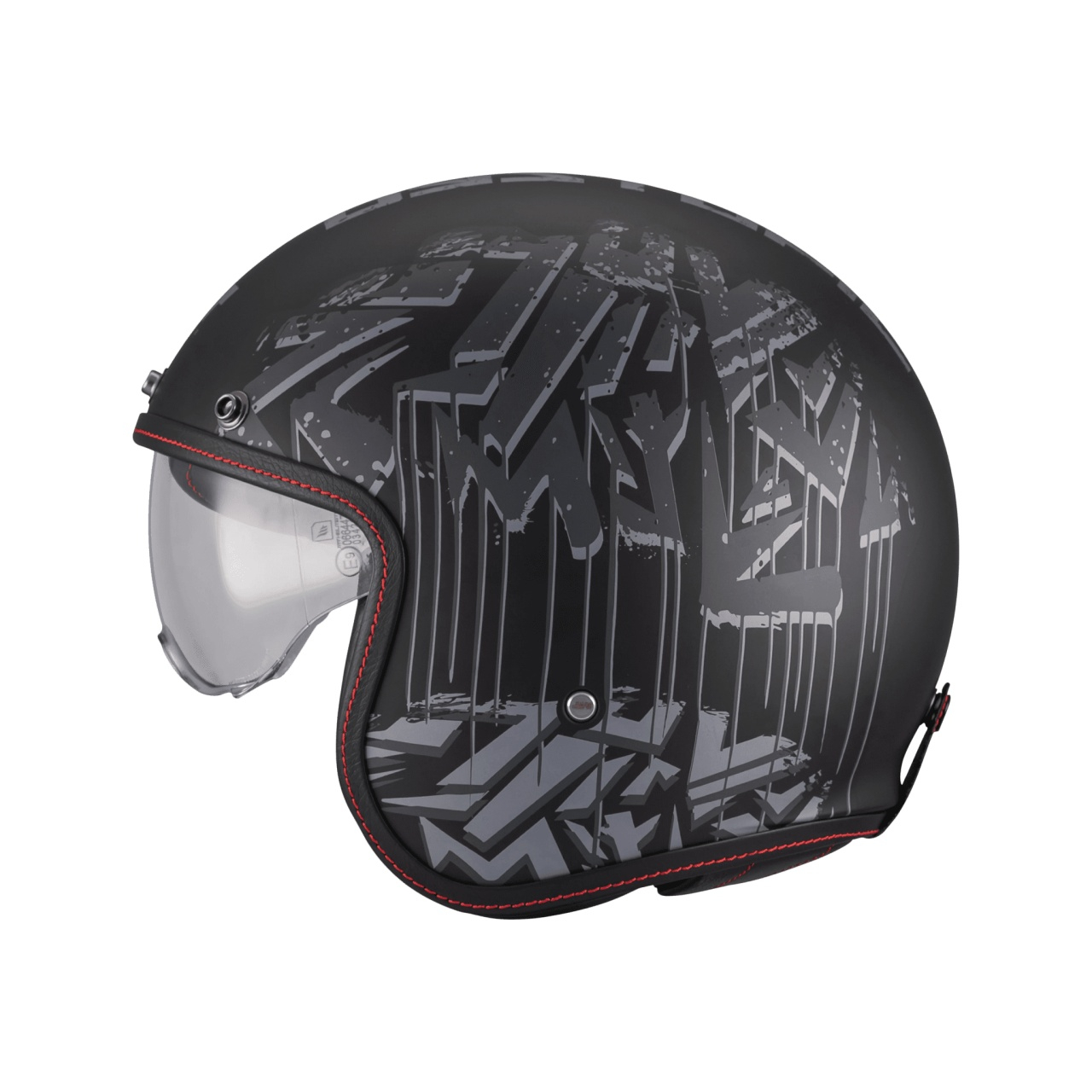 Cască moto open-face MT Le Mans 2 S SV Dystopic B12 mat cu ochelari de soare integrați - ECE 22.06 [2]