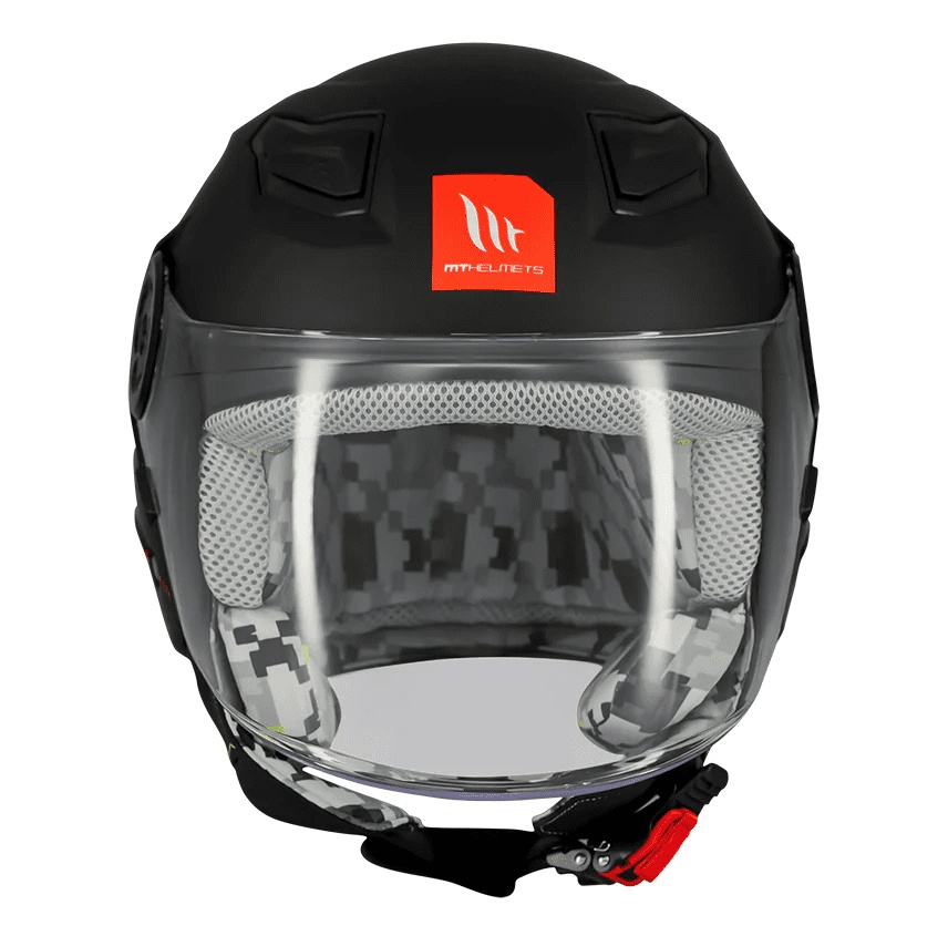 Cască moto open-face MT Lite Kids A1 negru mat - cască de copii [3]