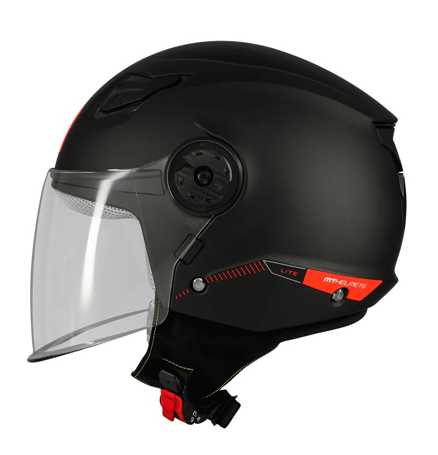 Cască moto open-face MT Lite Kids A1 negru mat - cască de copii [2]