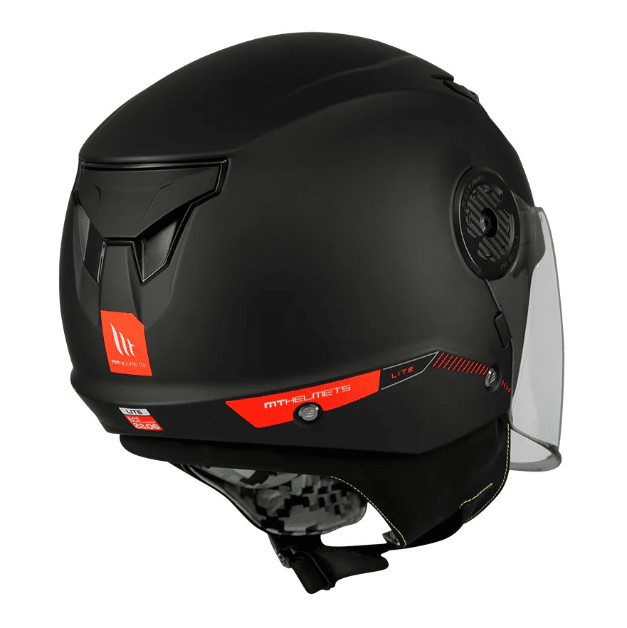 Cască moto open-face MT Lite Kids A1 negru mat - cască de copii [4]
