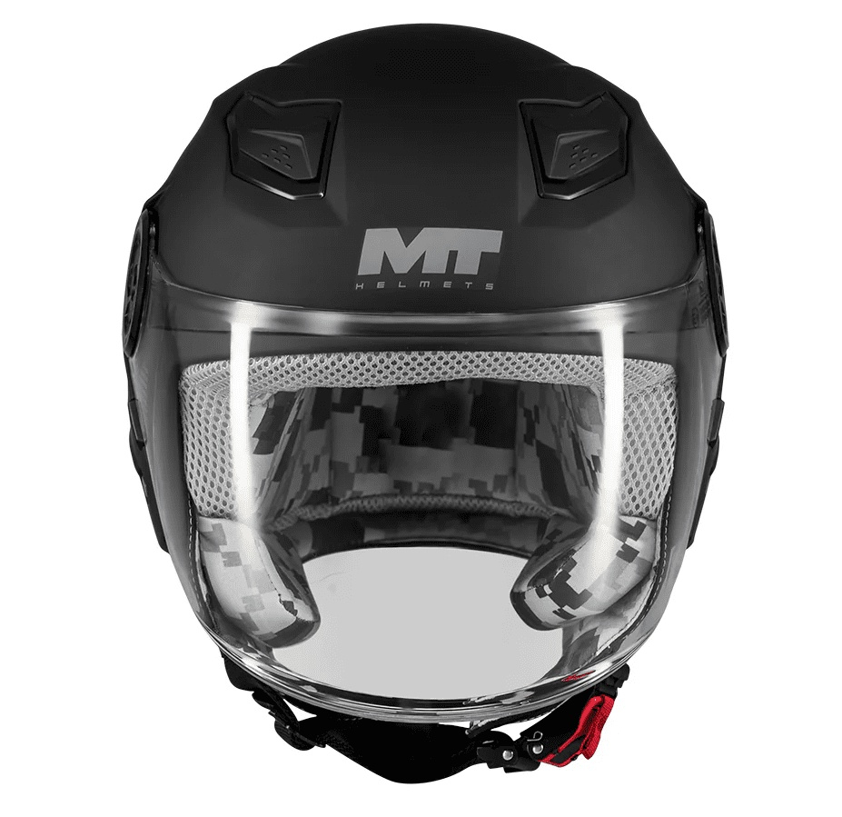 Cască moto open-face MT Lite Kids Pure A1 negru mat - cască de copii [2]