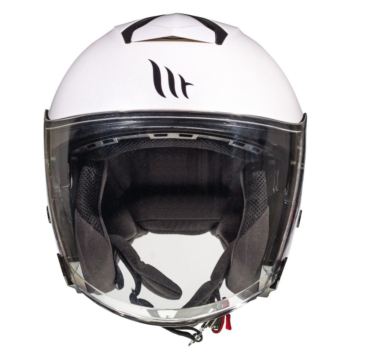 Cască moto open-face MT Thunder III SV Jet A0 alb lucios cu ochelari de soare integrați - tip MT-V-19 [3]