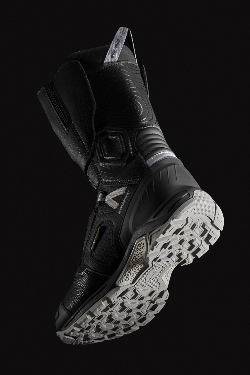 Cizme moto Adventure (Touring) Unisex Seventy Degrees SD-BA6 Stelvio negru/gri [4]