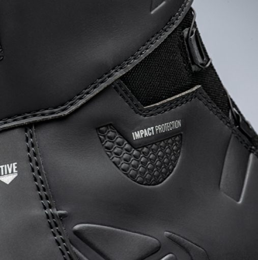 Cizme moto Ixon Kassius MS, bărbați, touring/adventure, all-season - negru impermeabile [4]