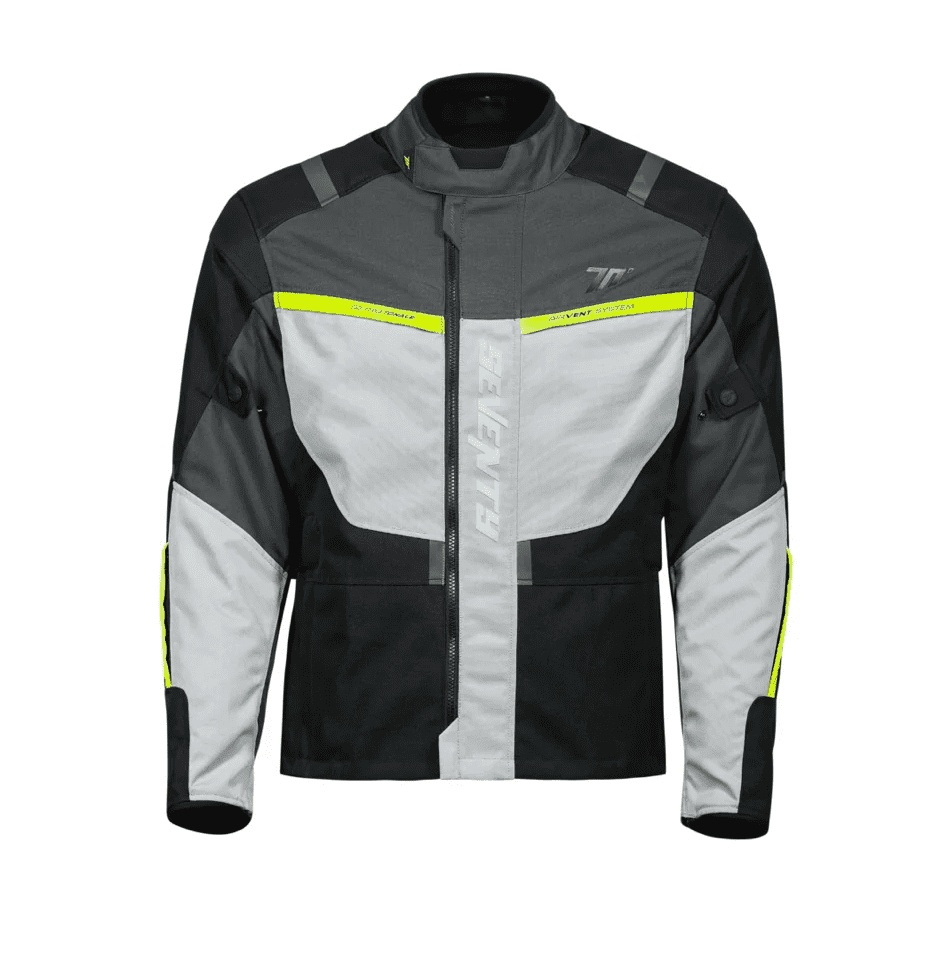 Geacă moto bărbați Touring/Adventure Seventy Degrees iarnă SD-JT83 Negru-Gri-Galben Fluor [4]