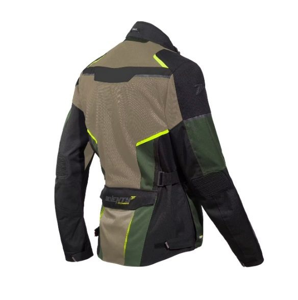Geacă moto bărbați Touring Seventy Degrees SD-JT70 Atacama nisipiu/verde/galben fluor [4]