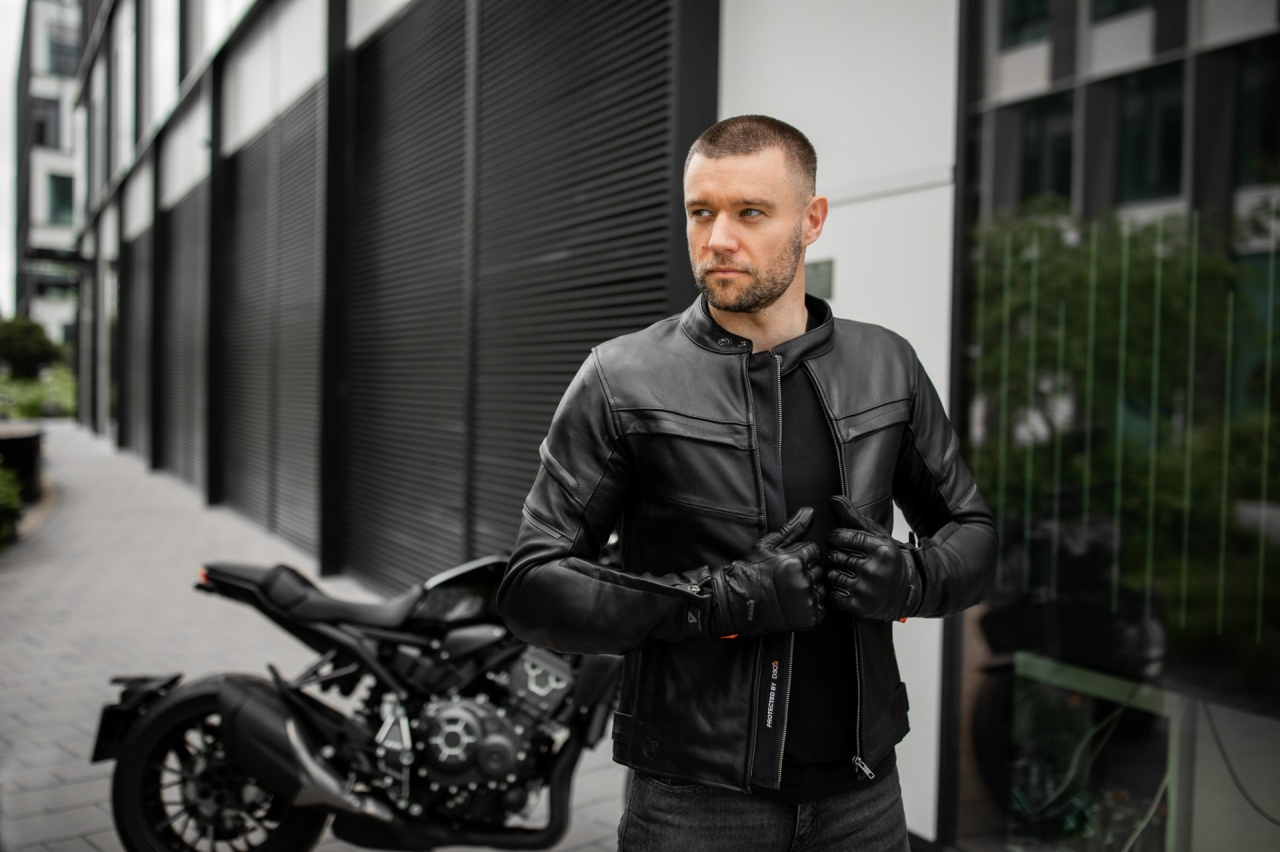 Geacă moto din piele SECA DARKSIDE TFL [4]