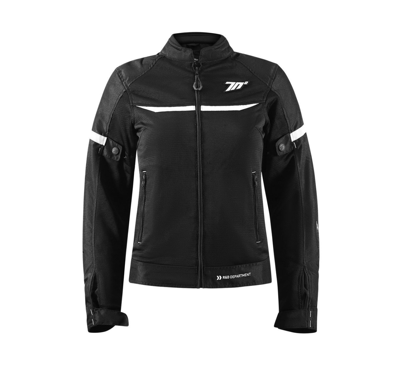 Geacă moto femei Racing vară Seventy Degrees SD-JR30.2 Mojave negru alb [6]