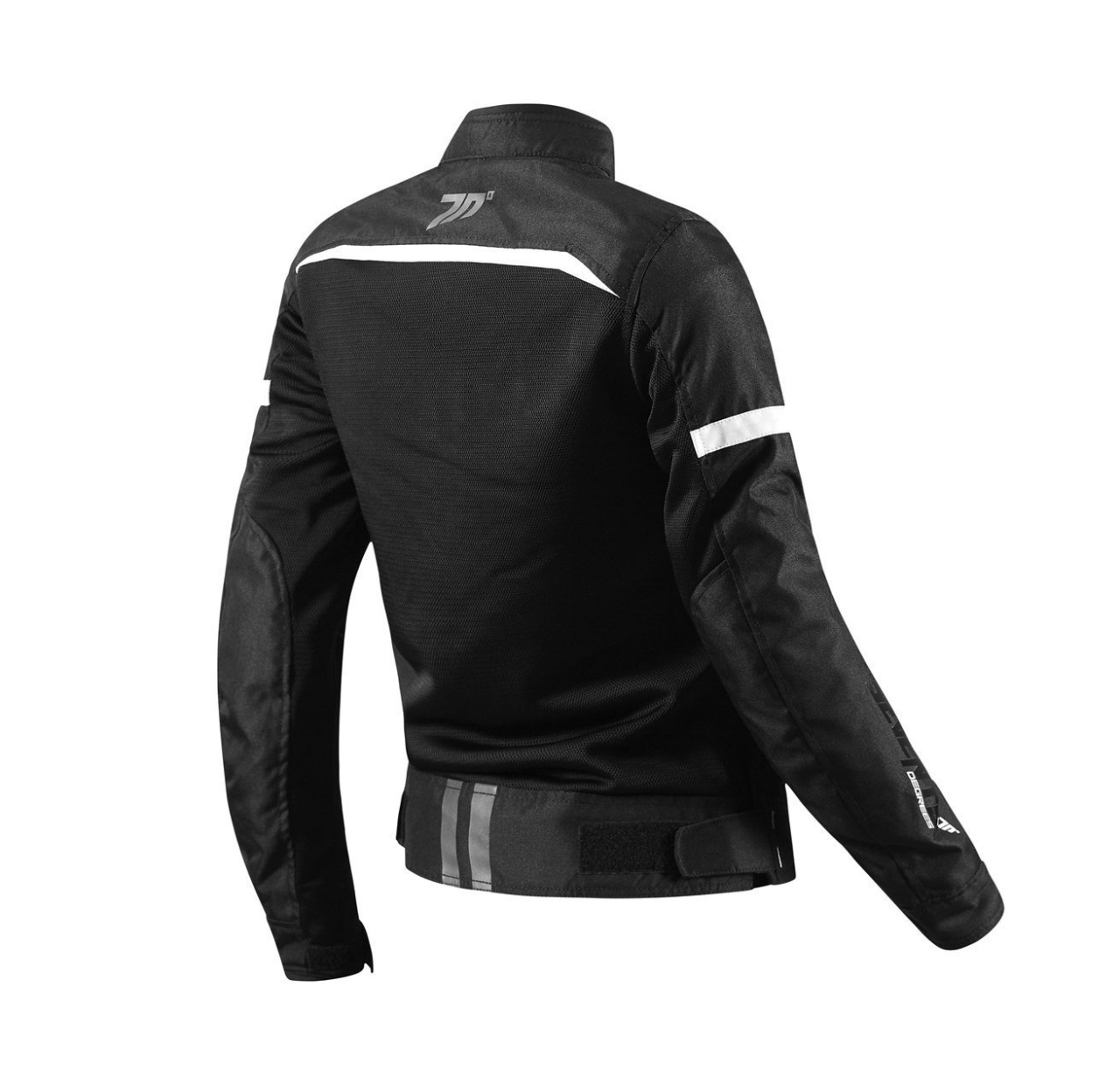 Geacă moto femei Racing vară Seventy Degrees SD-JR30.2 Mojave negru alb [5]