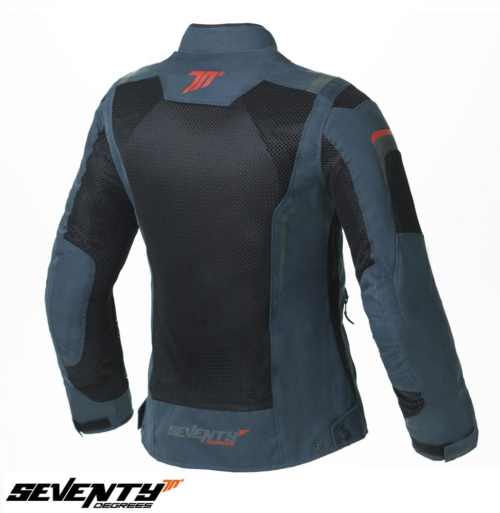 Geacă moto femei Seventy Degrees vară SD-JT58 Albastru [3]