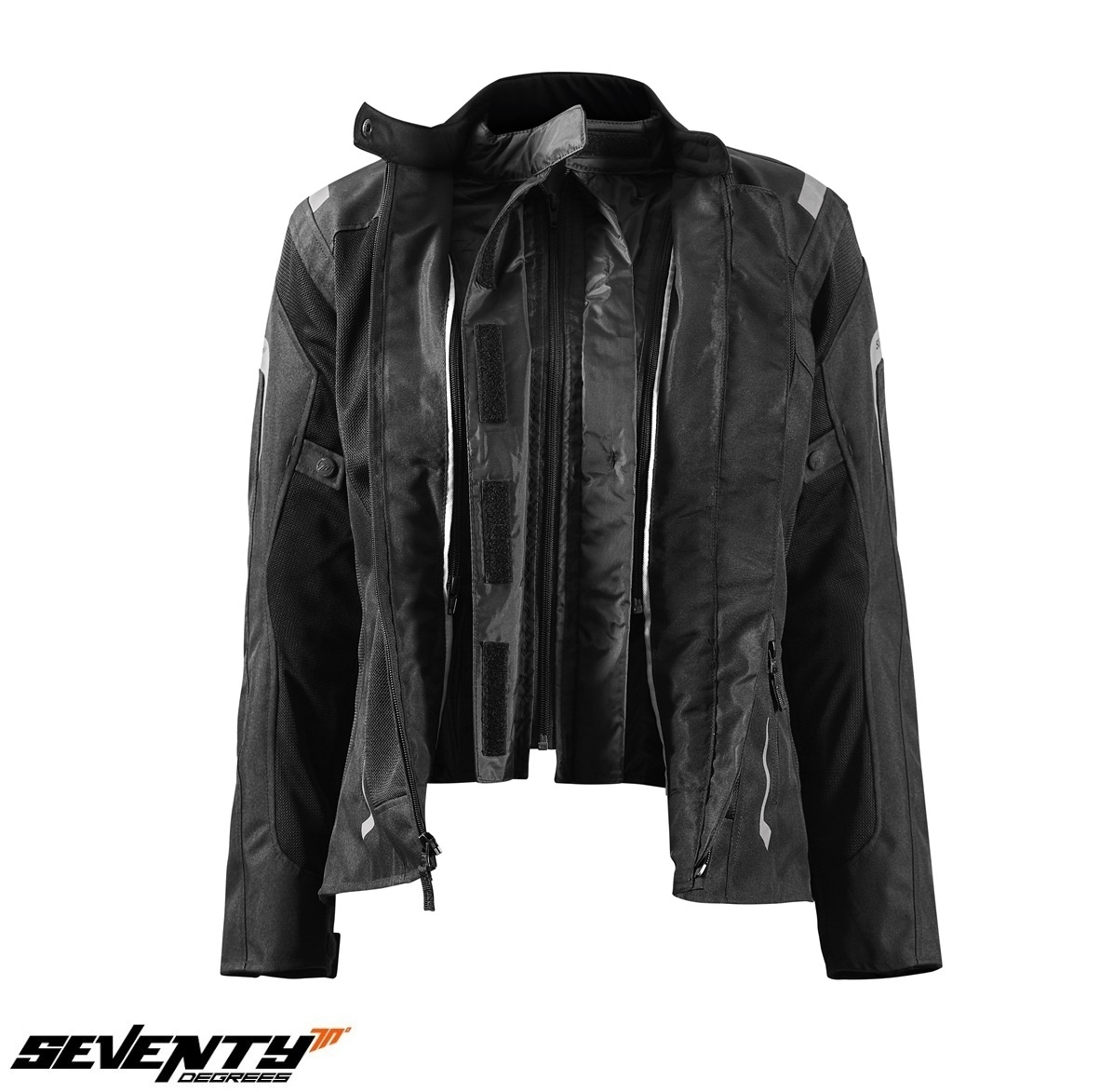 Geacă moto femei Seventy Degrees vară SD-JT68 Sahara negru [3]