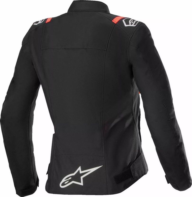 Geacă moto impermeabilă damă Alpinestars STELLA T-SPS V2 WP Negru Roșu [2]
