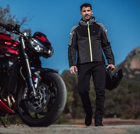 Geacă moto Ixon Burning MS, bărbați, touring/adventure, all-season - gri/negru/galben (geacă laminată; impermeabilă și pe exterior) [3]