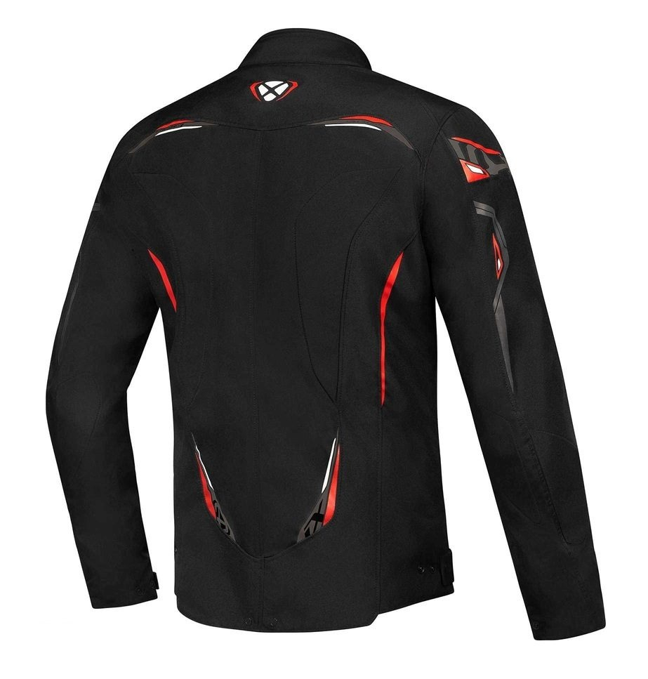 Geacă moto Ixon Caliber WP MS, bărbați, racing/roadster, all-season - negru/alb/roșu [2]