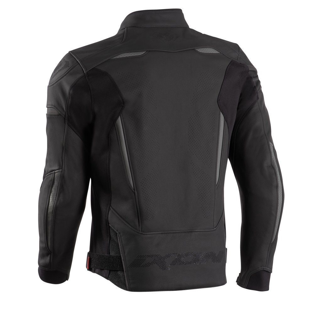 Geacă moto Ixon Ceros, bărbați, piele, racing/roadster, vară - negru [2]