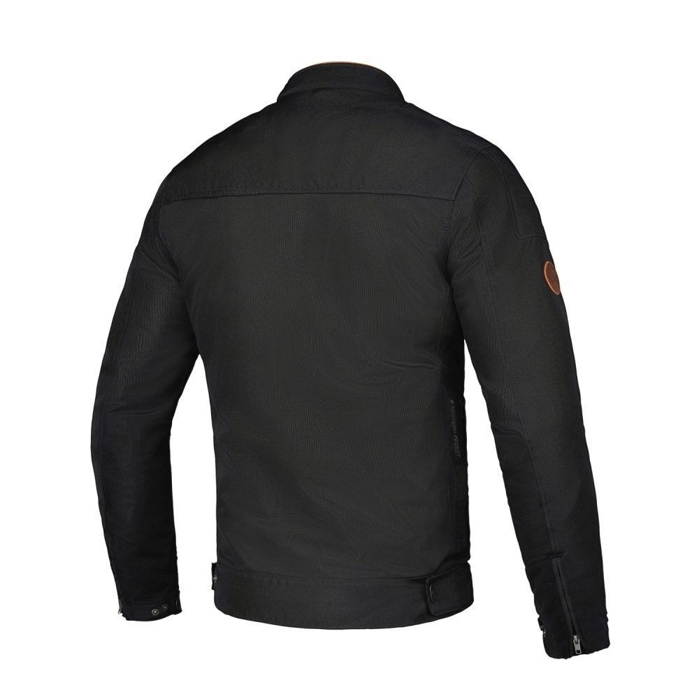Geacă moto Ixon Cornet WP MS, bărbați, urban/heritage, vară - negru/maro [2]