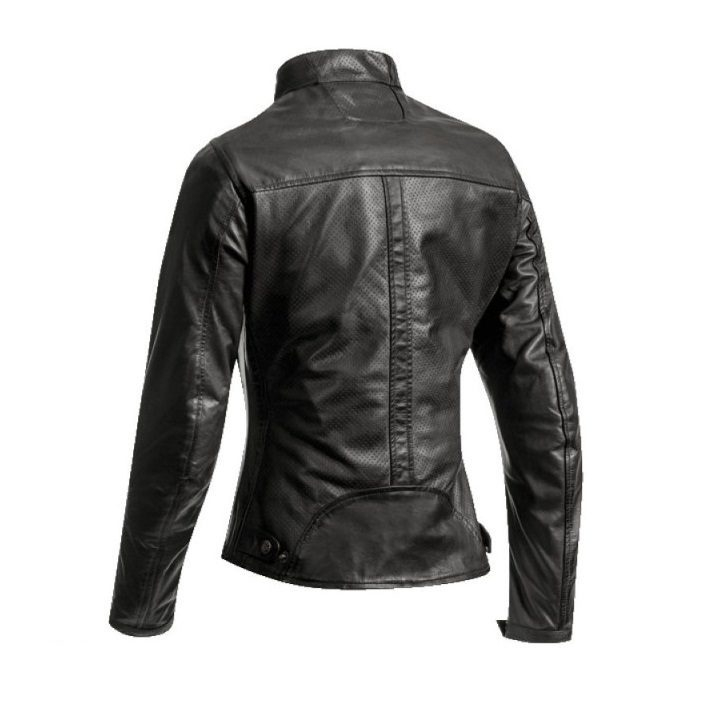 Geacă moto Ixon Crank Air LS, femei, piele, urban/heritage, vară - negru [2]