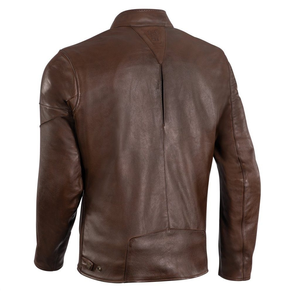 Geacă moto Ixon Cranky MS, bărbați, piele, urban/heritage, all-season - maro [2]