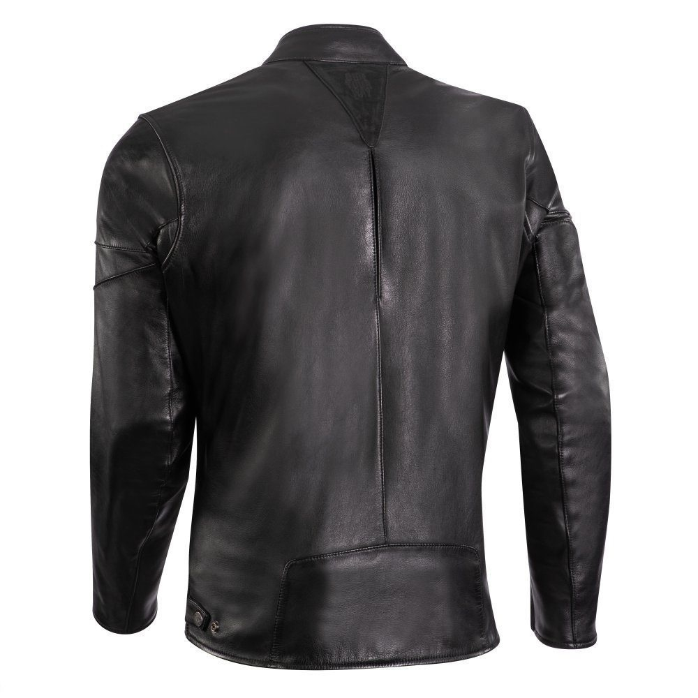 Geacă moto Ixon Cranky MS, bărbați, piele, urban/heritage, all-season - negru [2]