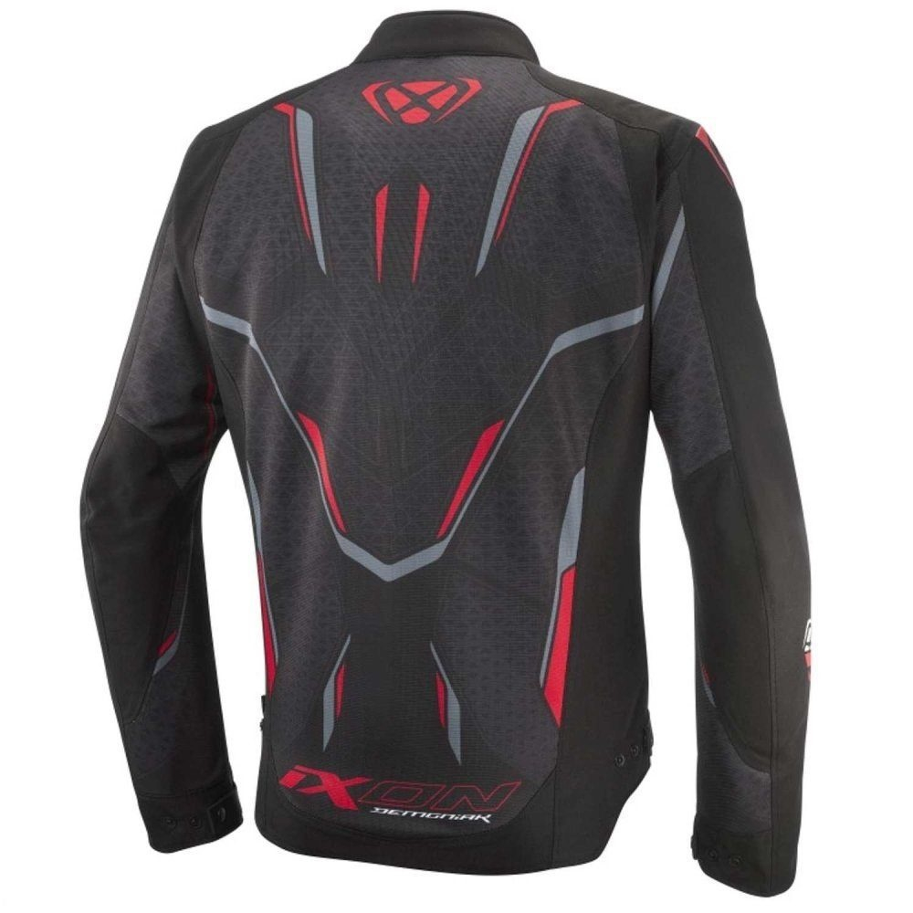 Geacă moto Ixon Demoniak MS, bărbați, racing/roadster, vară - negru/roșu [2]