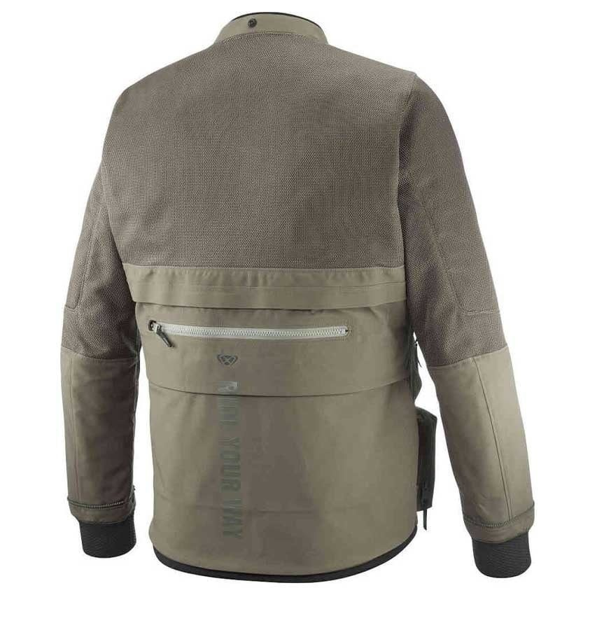 Geacă moto Ixon Etna MS, bărbați, touring/adventure, all-season - khaki/negru; concept modular (geacă laminată; impermeabilă și pe exterior) [4]