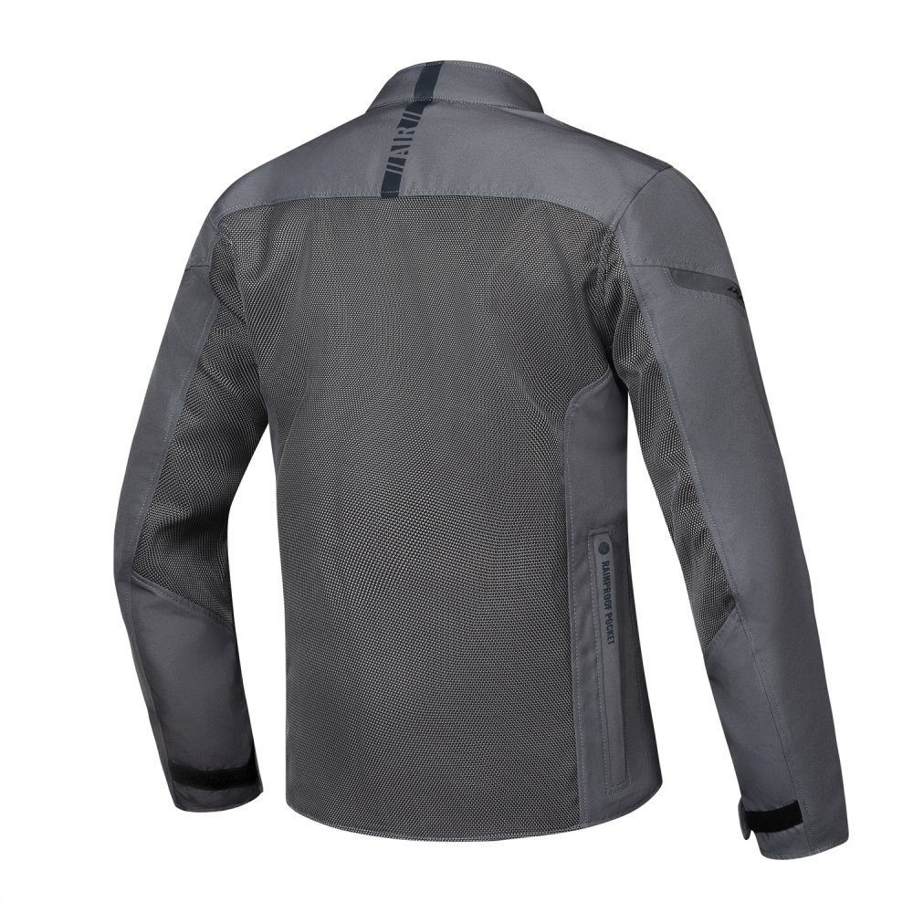 Geacă moto Ixon Fresh MS, bărbați, racing/roadster, vară - gri; tip croi: Slim Fit [2]