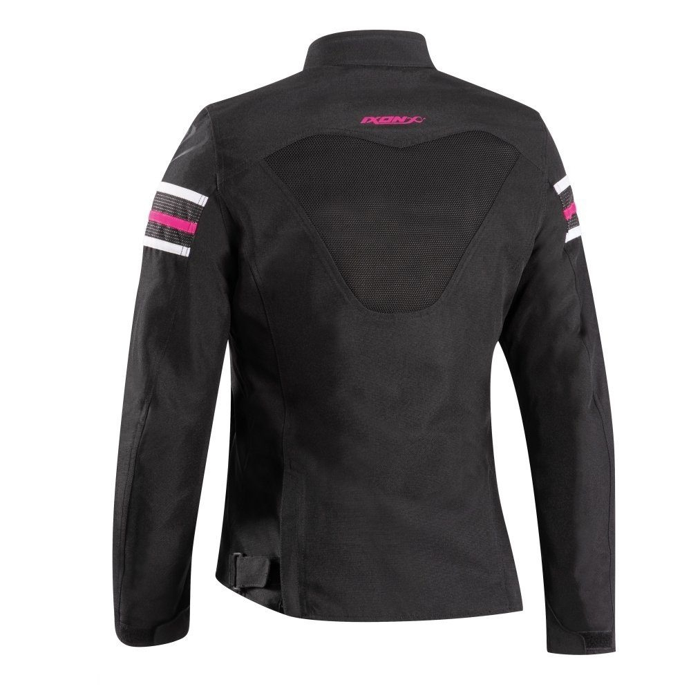 Geacă moto Ixon Ilana Evo LS, femei, racing/roadster, all-season - negru/fuchsia (roz) [2]
