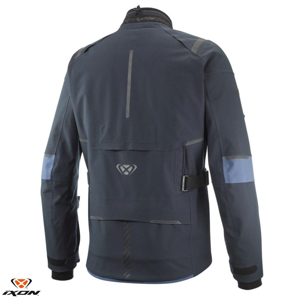 Geacă moto Ixon M-Skeid MS, bărbați, touring/adventure, all-season - navy (albastru) (geacă laminată; impermeabilă pe exterior) [2]