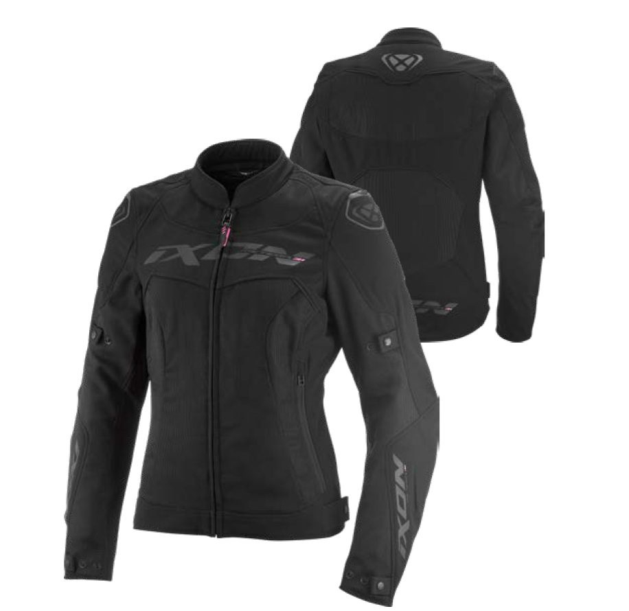 Geacă moto Ixon Meteor 31 LS, femei, racing/roadster, all-season - negru 3 în 1 [3]