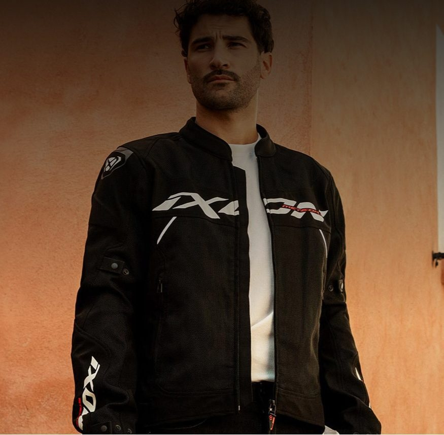 Geacă moto Ixon Meteor 31 MS, bărbați, racing/roadster, all-season - negru/alb 3 în 1 [3]