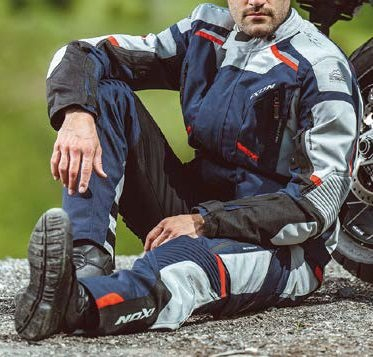 Geacă moto Ixon Midgard MS, bărbați, touring/adventure, all-season - gri/navy/negru [4]