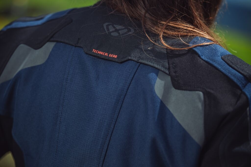 Geacă moto Ixon Odin LS, femei, touring/adventure, all-season/vară - navy (albastru)/negru/roșu [4]