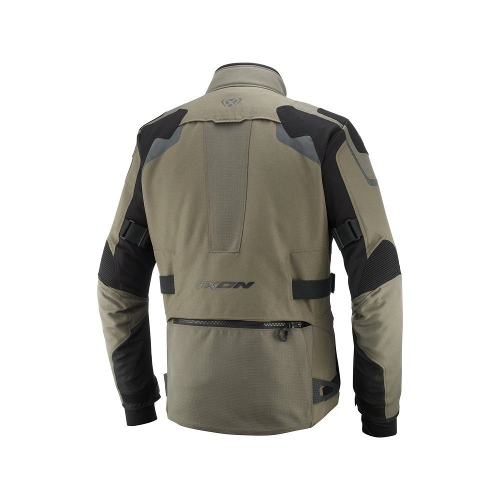 Geacă moto Ixon Odin MS, bărbați, touring/adventure, all-season/vară - khaki/negru [2]