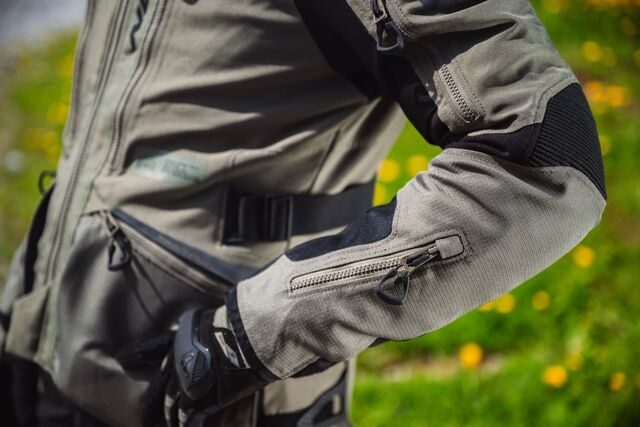 Geacă moto Ixon Odin MS, bărbați, touring/adventure, all-season/vară - khaki/negru [4]