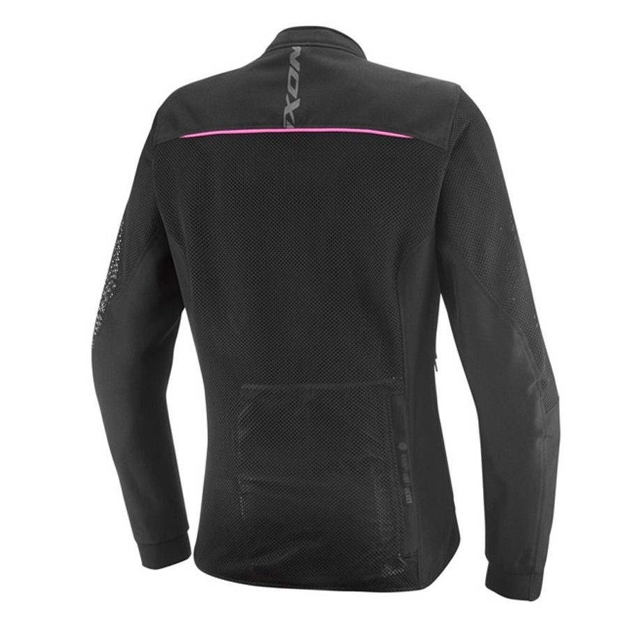 Geacă moto Ixon Ostro LS, femei, roadster, vară - negru/roz [2]