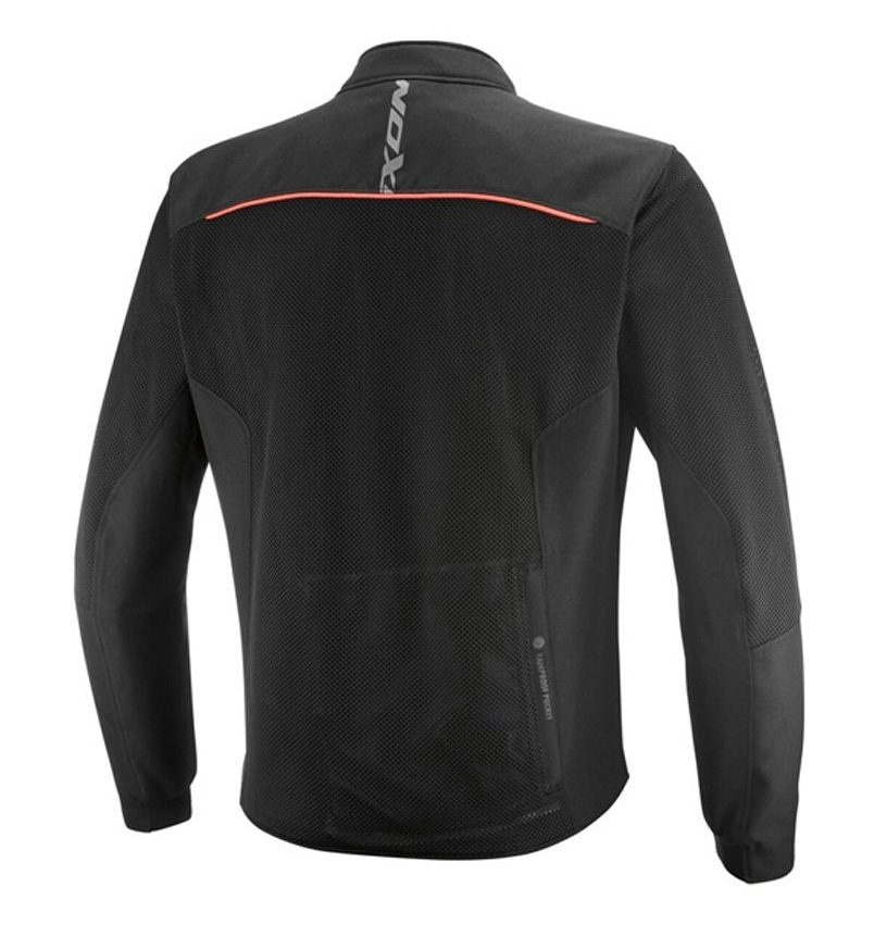 Geacă moto Ixon Ostro MS, bărbați, roadster, vară - negru/roșu [2]