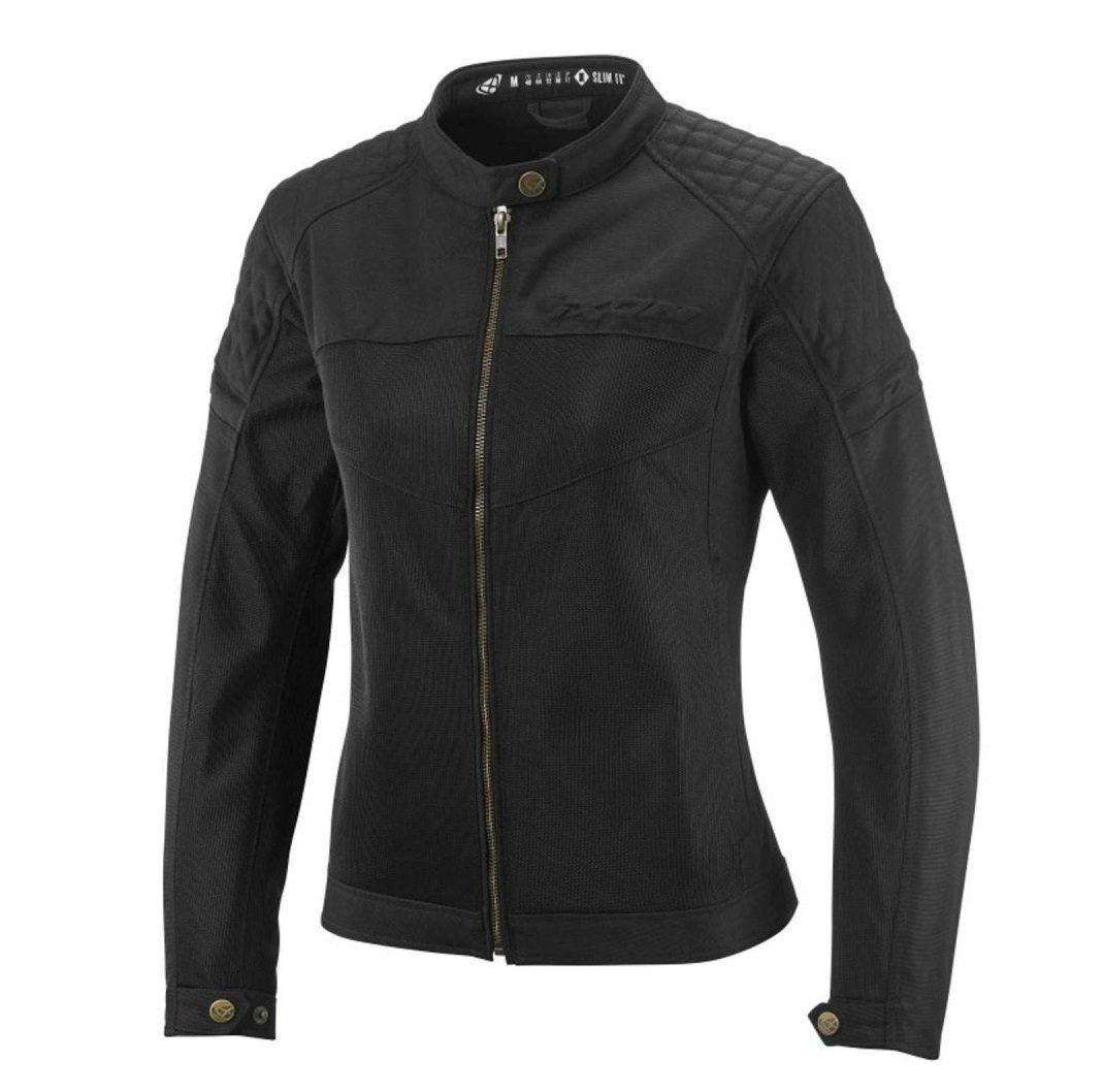Geacă moto Ixon Ozcan LS, femei, urban/heritage, vară - negru; tip croi: Fit [1]