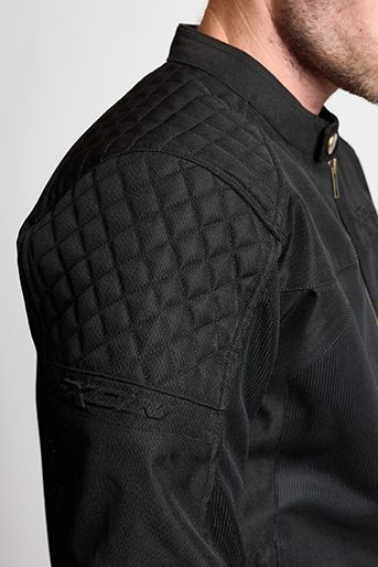 Geacă moto Ixon Ozcan MS, bărbați, urban/heritage, vară - negru; tip croi: Fit [3]