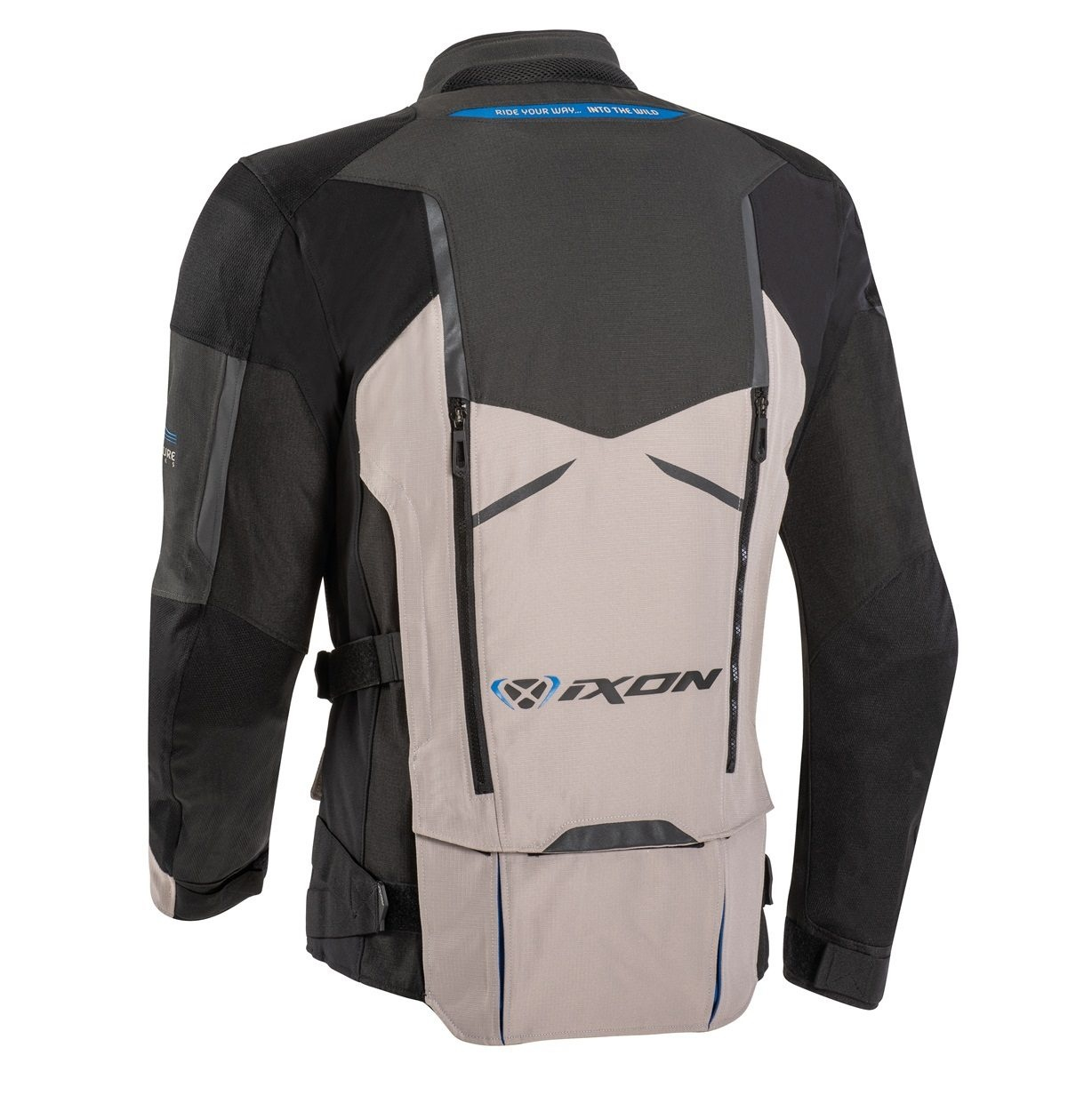Geacă moto Ixon Ragnar MS, bărbați, touring/adventure, all-season - negru/antracit/gri [2]